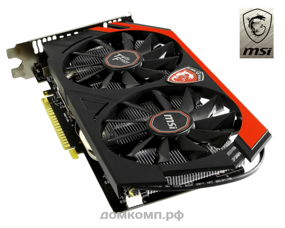 Игровая Видеокарта MSI GeForce GTX 750 Ti Twin Frozr Gaming [N750Ti TF  2GD5/ОС] в Оренбурге недорого — купить в домкомп.рф